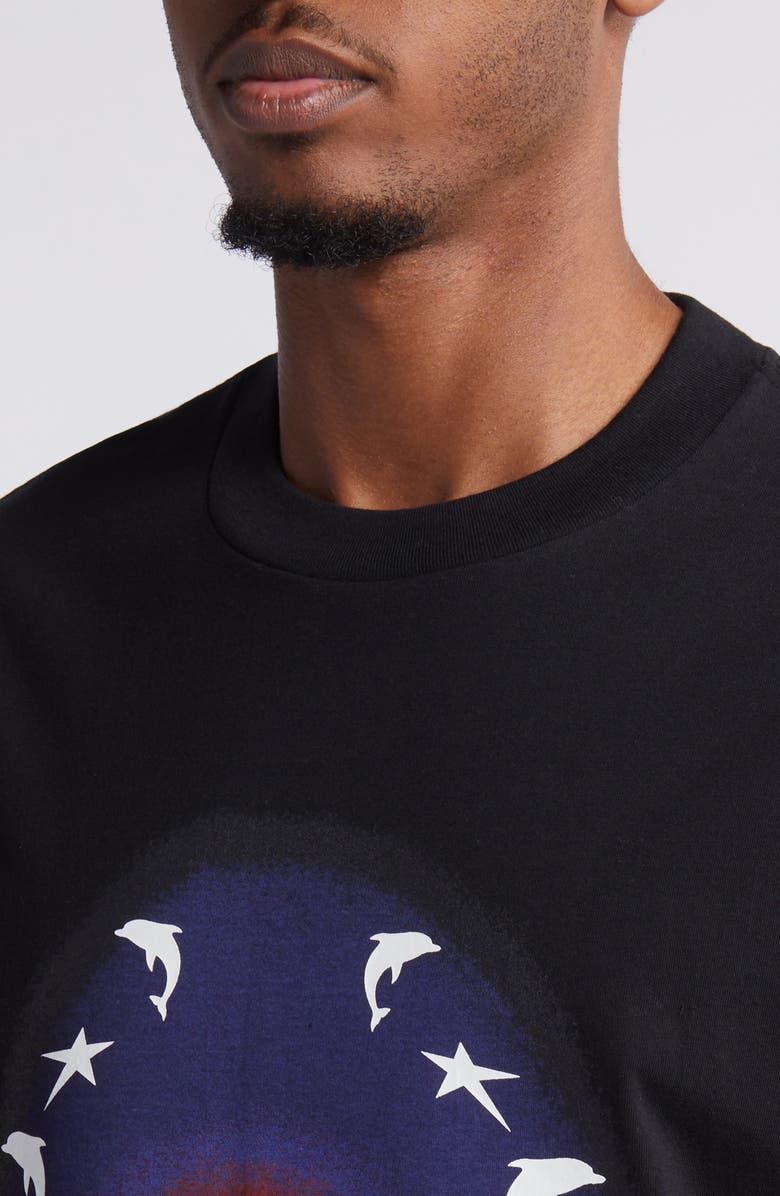 JUNGLES Oversize Life is Magick Graphic T-Shirt, Alternate, color, 