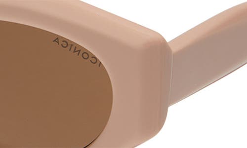 Diff 52mm Margot Faceted Oval Sunglasses