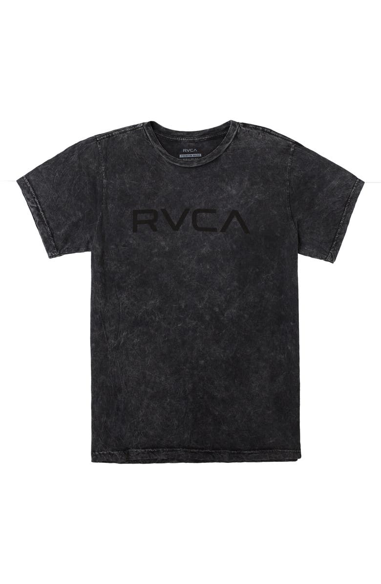 RVCA Kids' Stonewash Big Logo Graphic Tee, Main, color, 