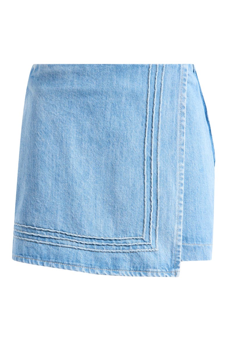 Rory Denim Skort, Alternate, color, BLUE