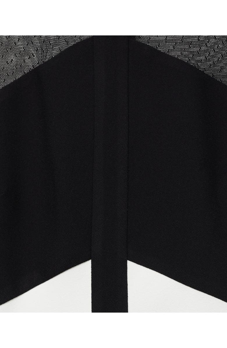 MANGO Two-Tone Panel Dress, Alternate, color,