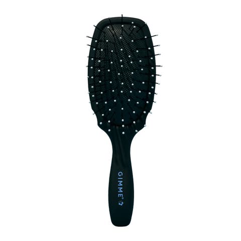 Mini Travel Detangler Brush with Anti-Static, Heat-Resistant & Flexible Nylon Bristle