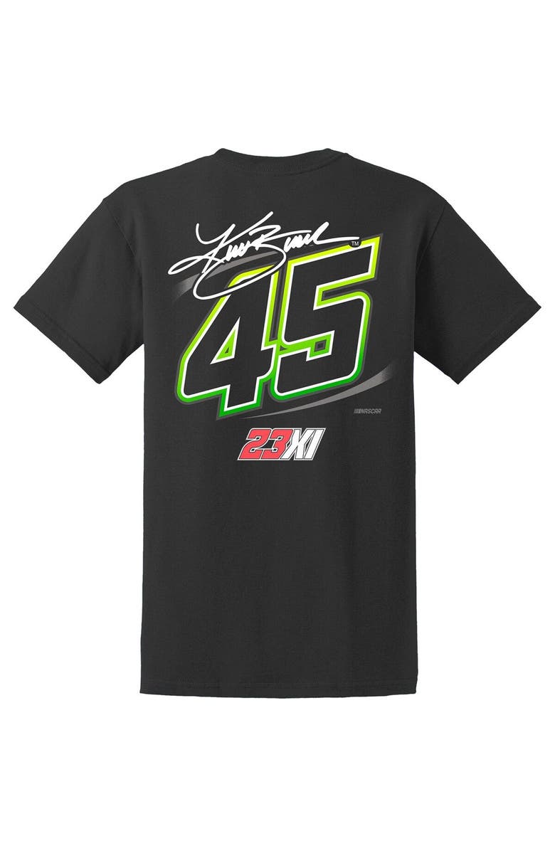 23XI Racing Men's 23XI Racing Black Kurt Busch Lifestyle 2-Spot T-Shirt, Alternate, color, Black