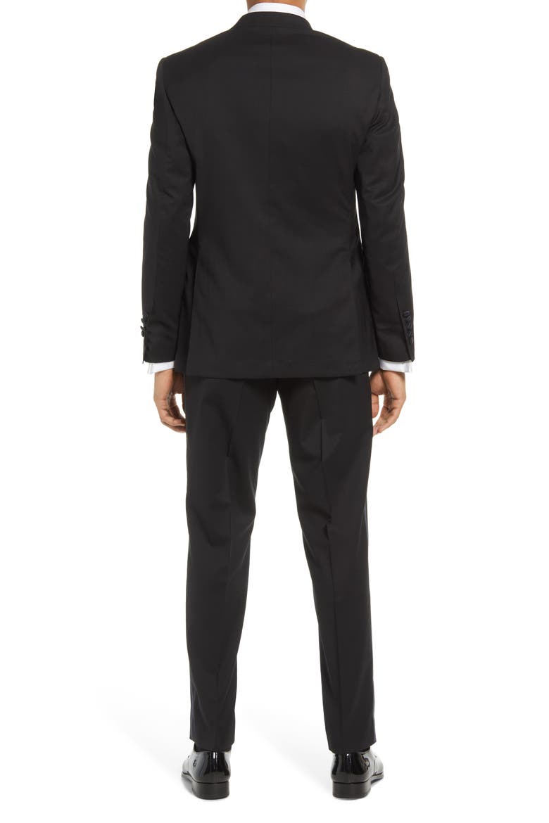 Sullivan Stretch Wool Tuxedo, Alternate, color, BLACK