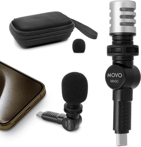 External USB-C Microphone for iPhone 15/16 - Mic for iPhone 15/16, USB-C Devices