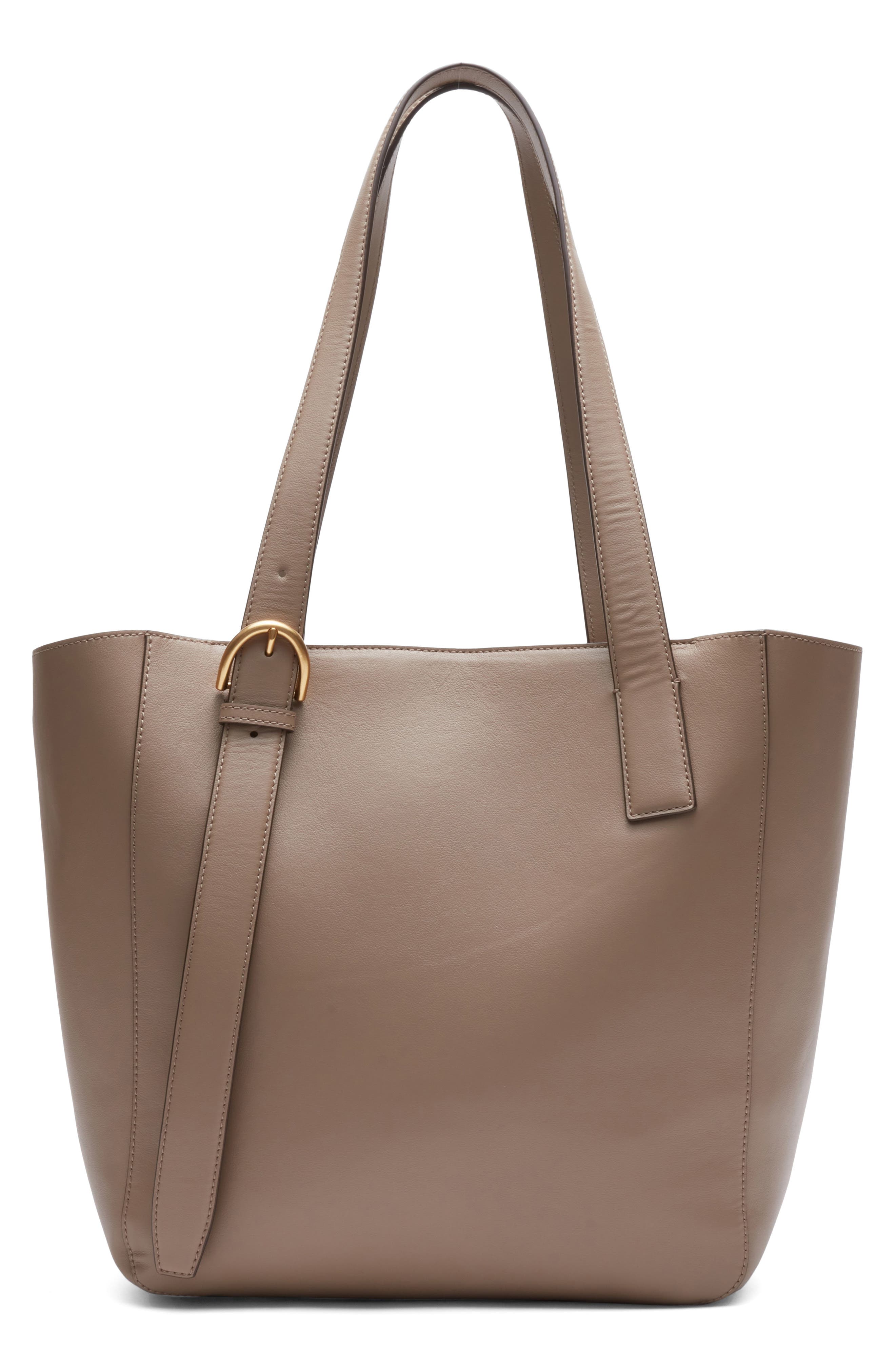 rag & bone Parker Leather Tote, Alternate, color, Clay