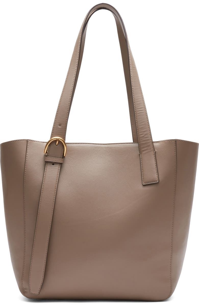 rag & bone Parker Leather Tote, Alternate, color, Clay
