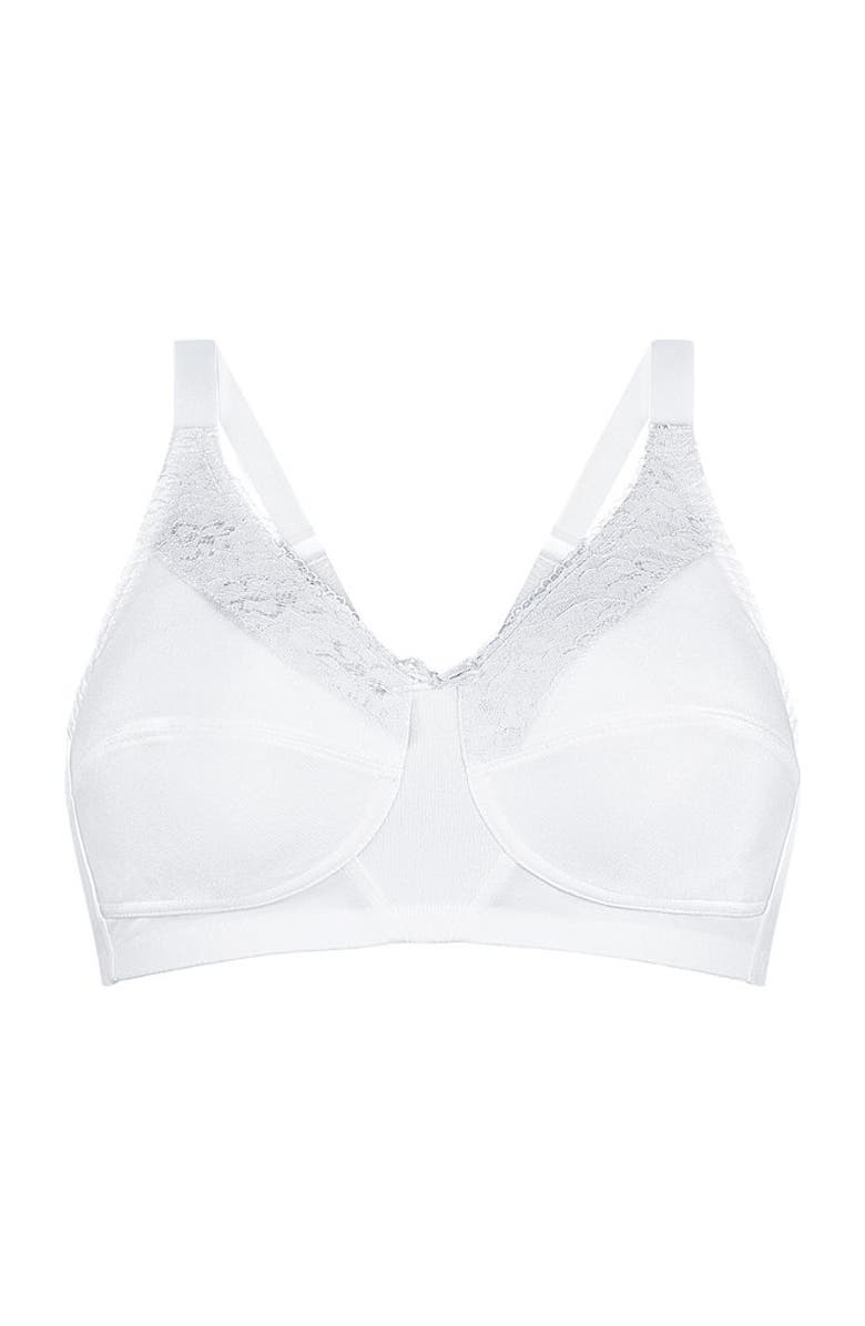 Amoena Nancy Wire-Free Bra, Alternate, color, White