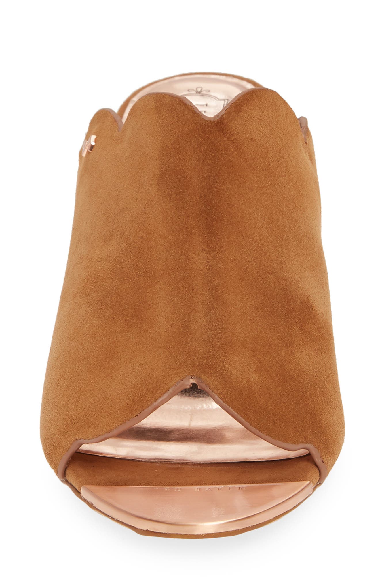 Ted Baker London Zinia Scalloped Slide Sandal, Alternate, color, 