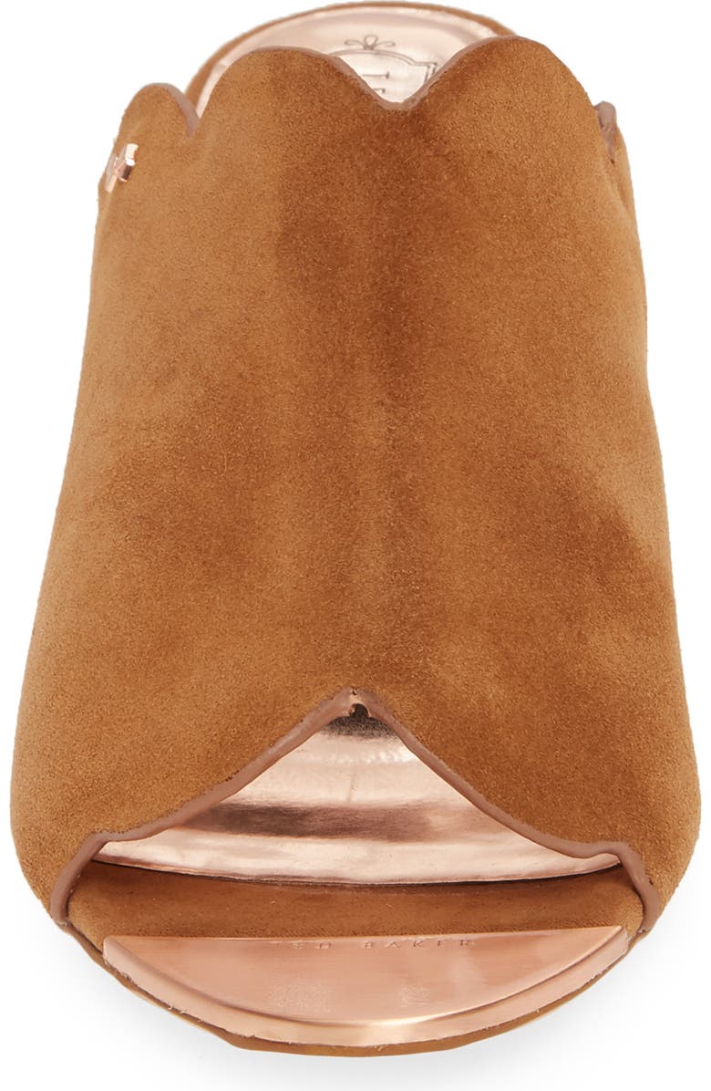 Ted Baker London Zinia Scalloped Slide Sandal, Alternate, color,