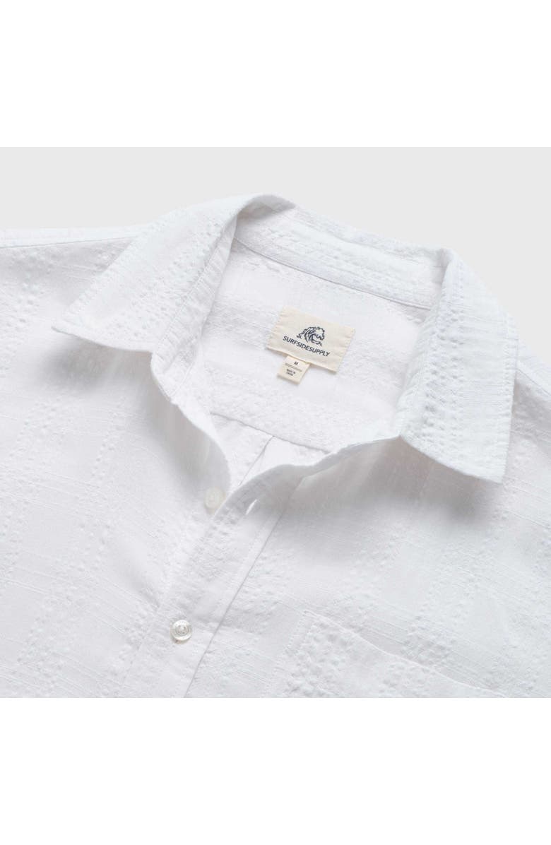 Surfside Supply Co. Joseph Textured Shirt, Alternate, color, White