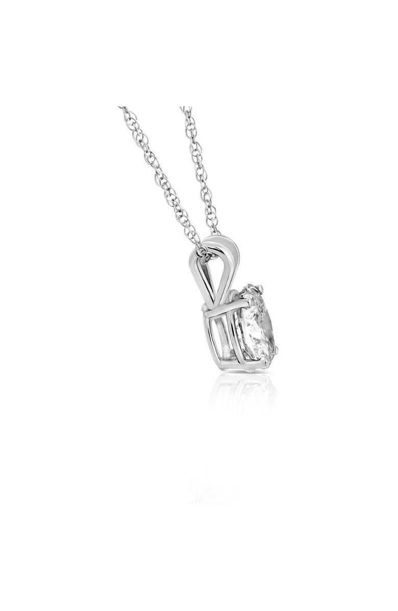 Bliss Diamond 5/8Ct Certified Lab Grown Oval Diamond Solitaire Pendant 14k Gold Necklace, Alternate, color, 