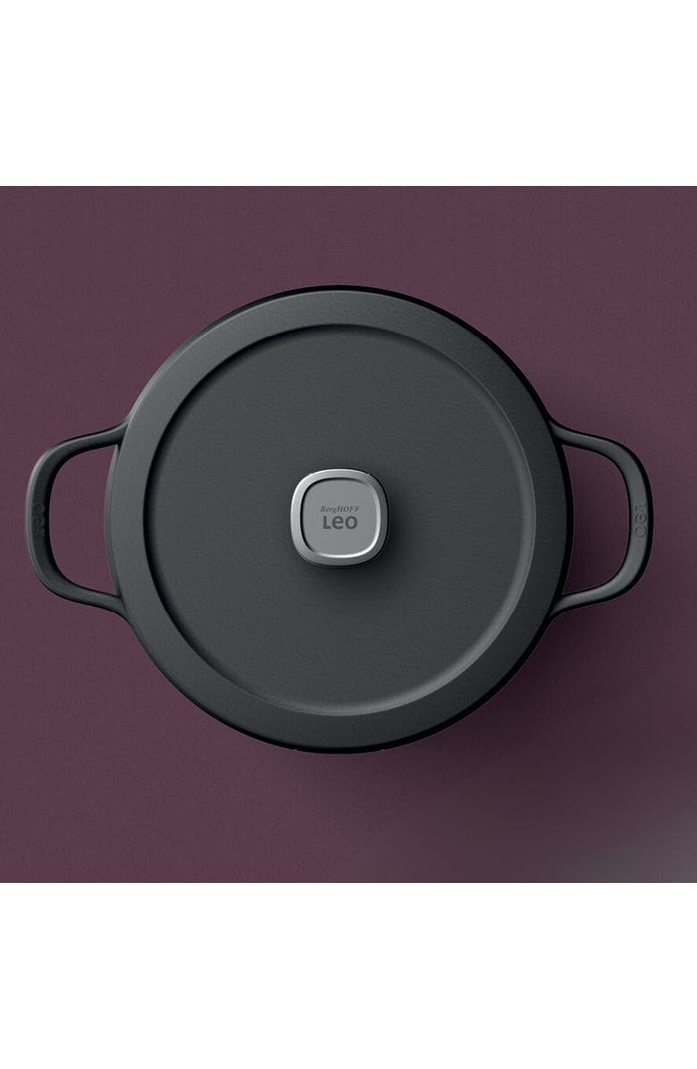 BergHOFF Leo Graphite Enameled Cast Iron Stockpot, Alternate, color, Black