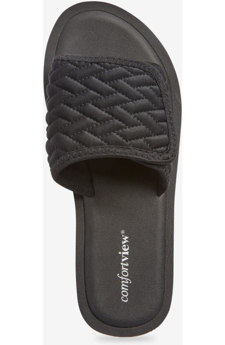 Comfortview The Palmer Slip On Sandal, Alternate, color, Black
