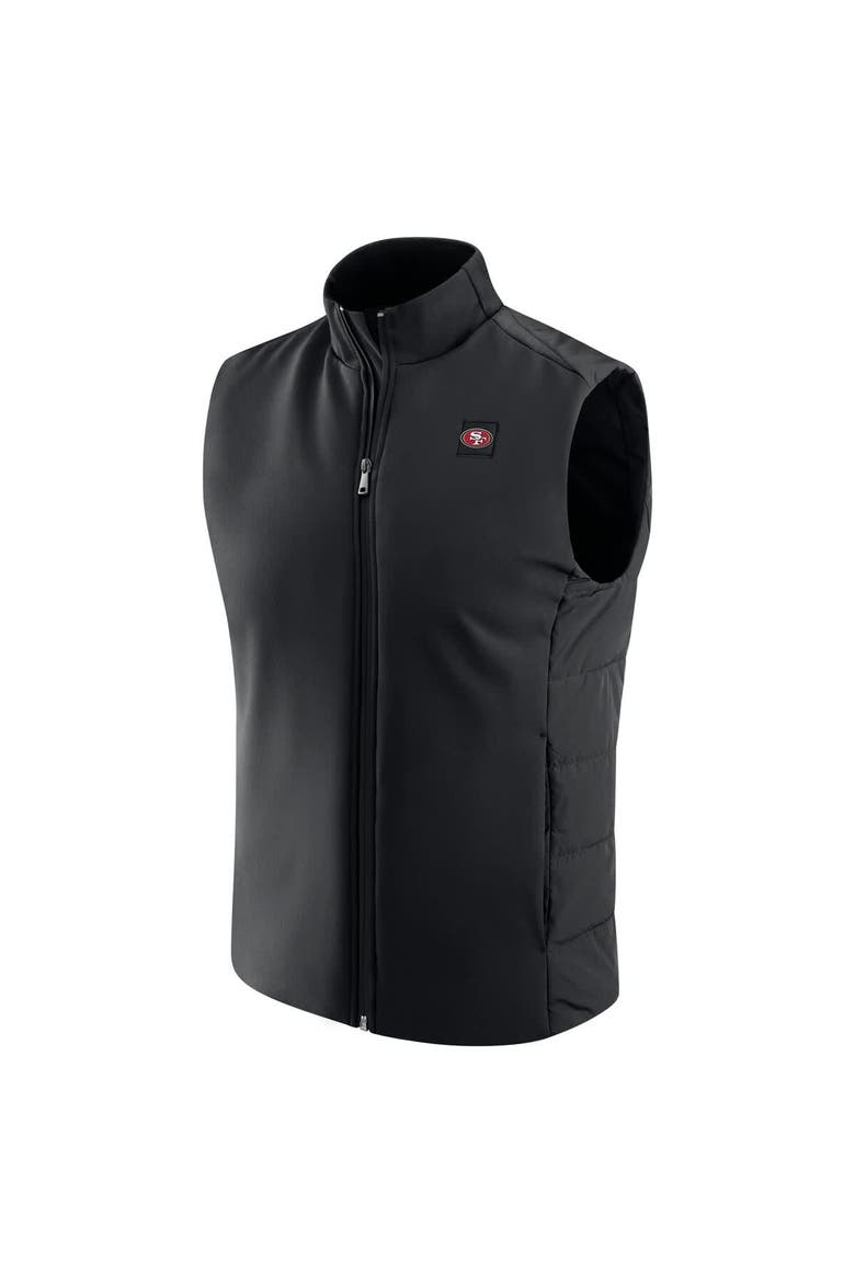 Men's J. Palmer  Black San Francisco 49ers Front Office Full-Zip Vest, Alternate, color, Black