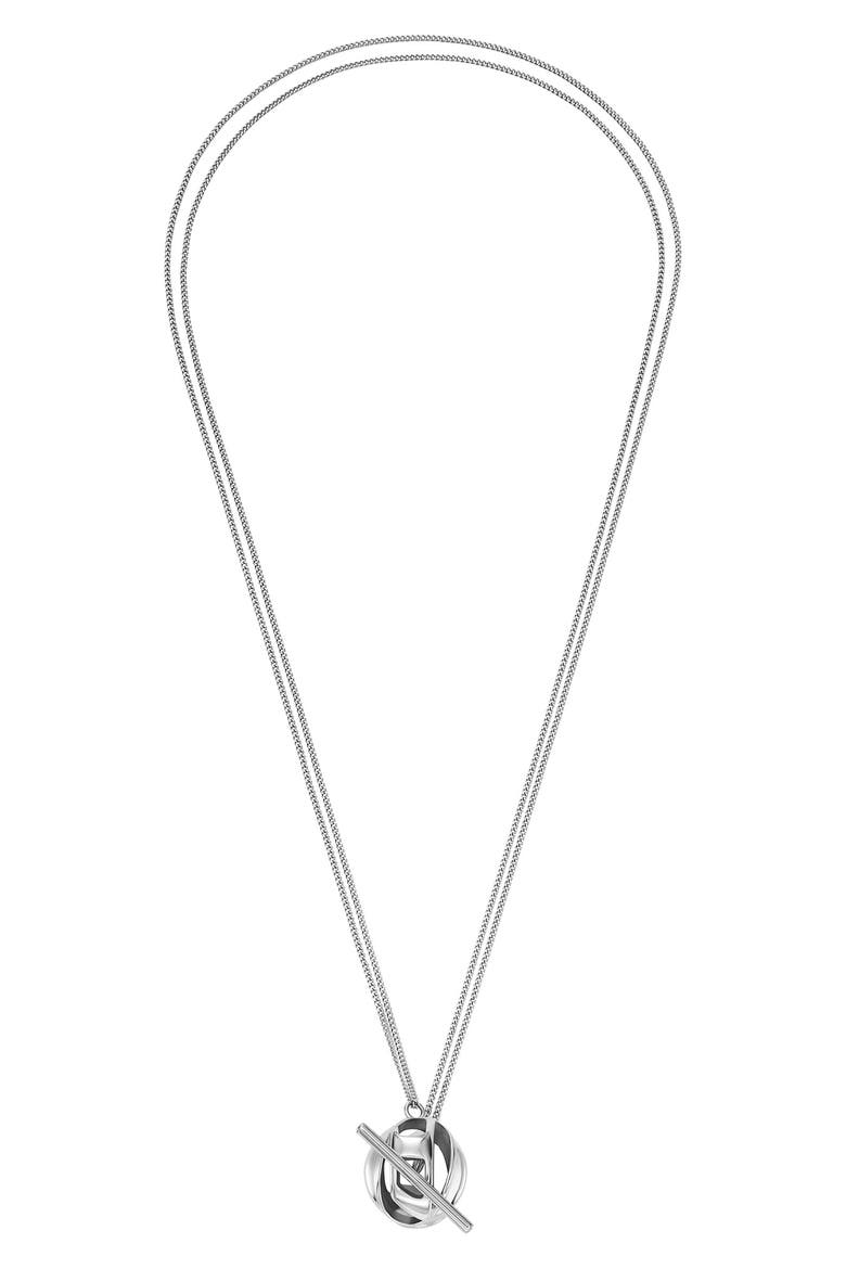 Pendant Necklace, Alternate, color, SILVER