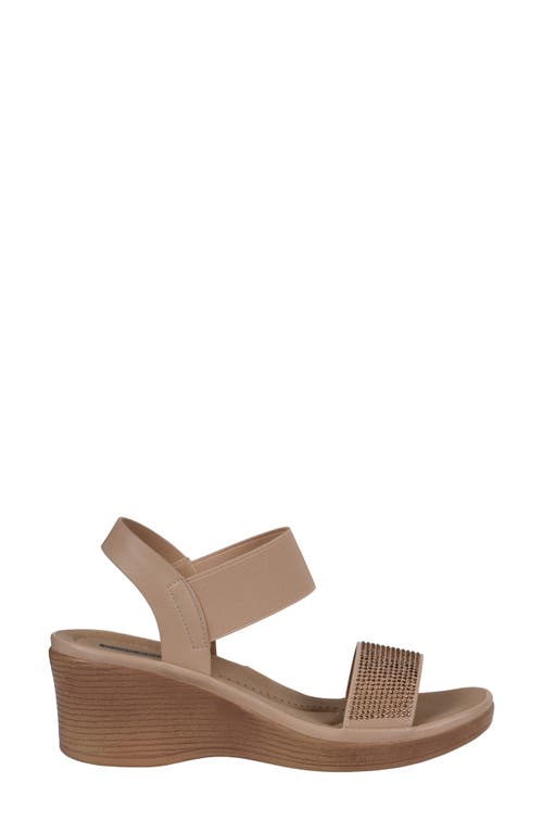 Gc Shoes Nia Wedge Sandal In Natural