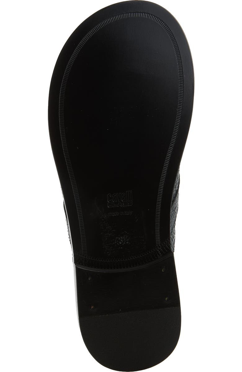 Roberto Cavalli Flip Flop, Alternate, color, Black
