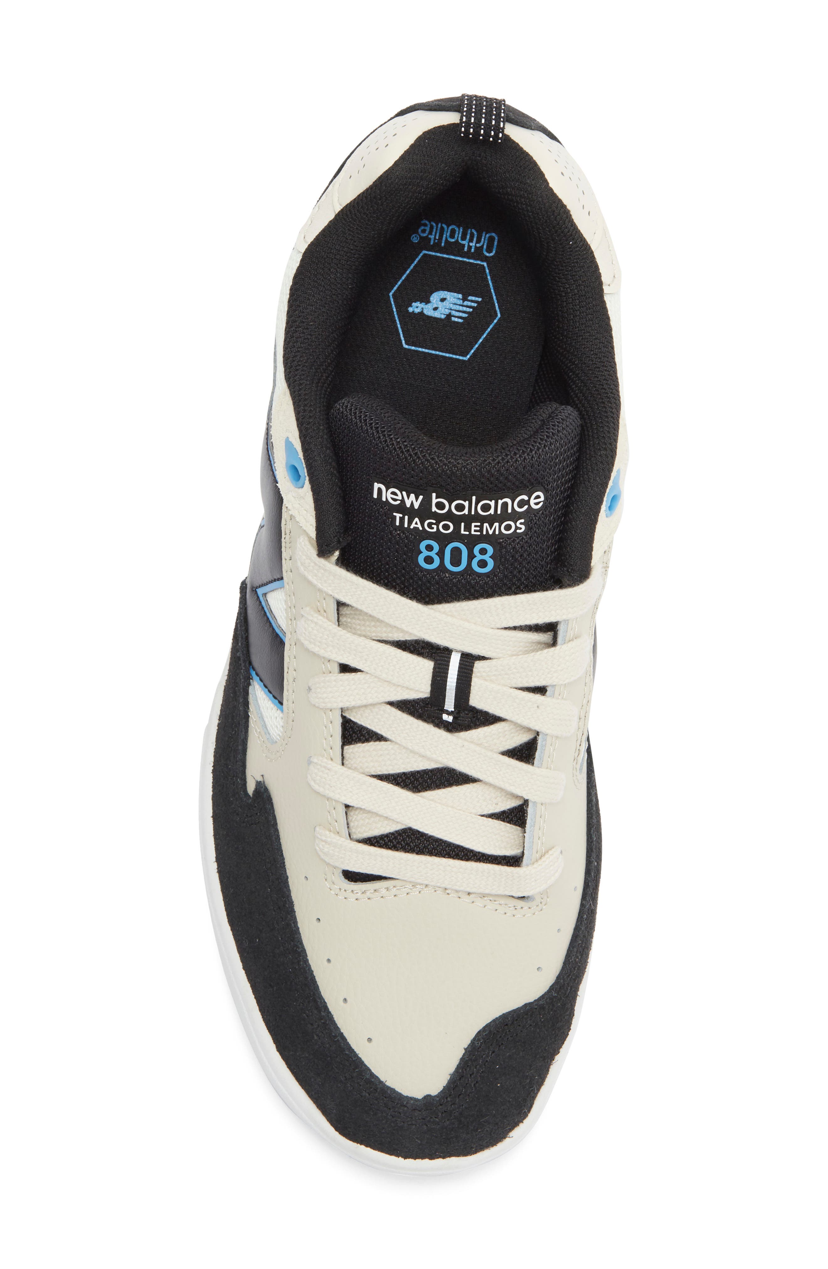 New Balance 808L Thiago Lemos Sneaker, Alternate, color, Tan/ Black