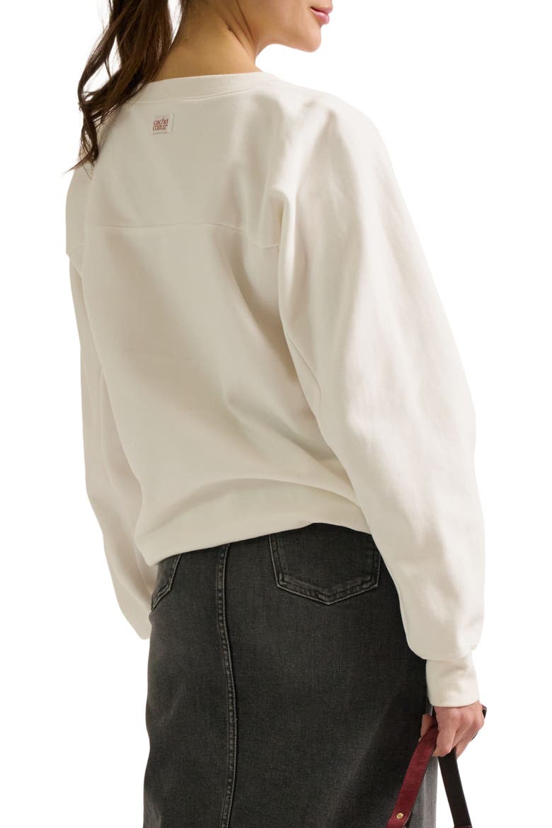 Mom Maternity & Nursing Sweatshirt, Alternate, color, Ivory