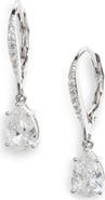 Nordstrom Pear Cubic Zirconia Drop Earrings