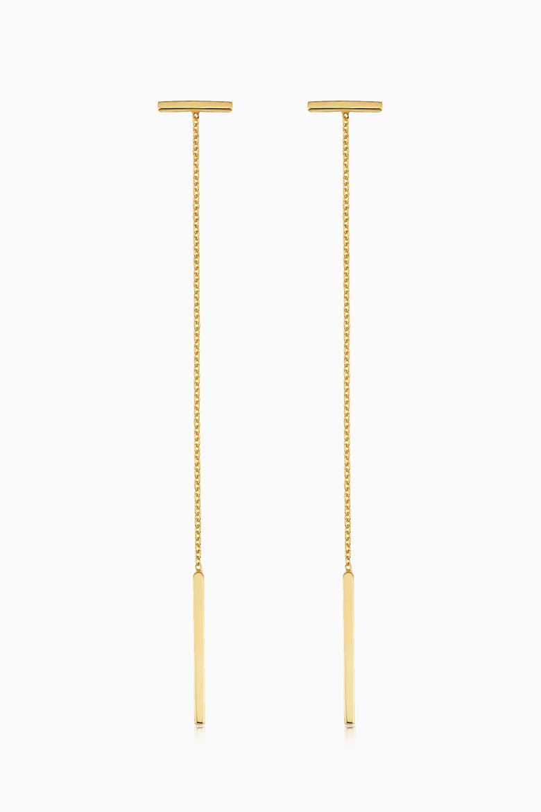 14K Yellow Gold Tea Time Drop Earrings, Main, color, Yellow Gold