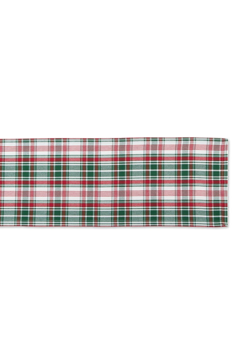 Yuletide Plaid Table Runner, Alternate, color, Yuletide Plaid