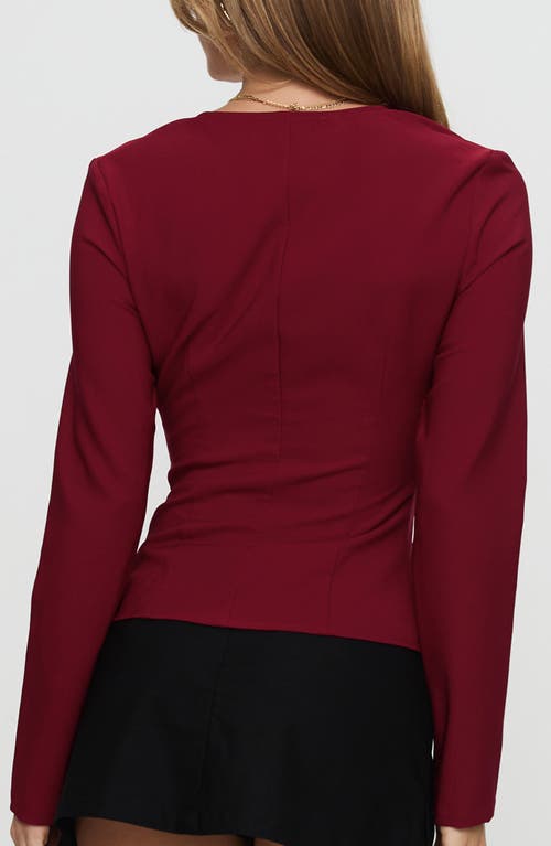 Princess Polly Gaskin Square Neck Button-up Top