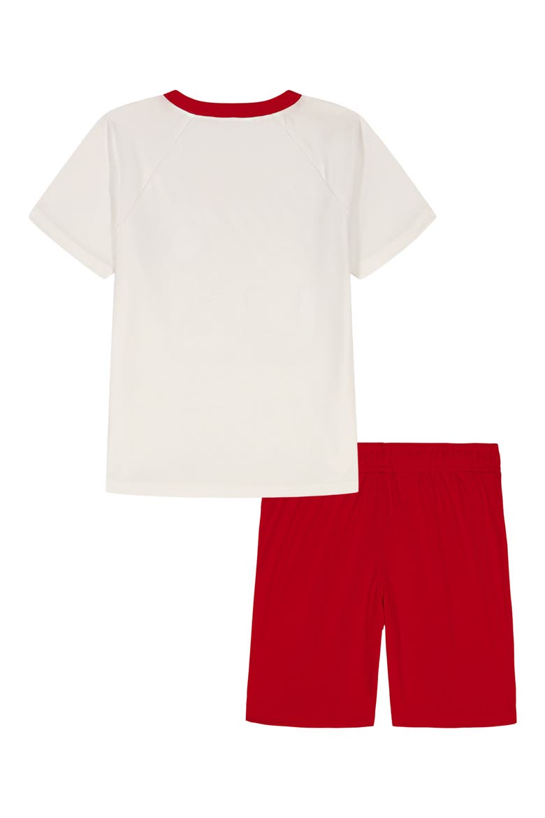 Kids' UA Tech Soccer Jersey & Shorts Set, Alternate, color, RED