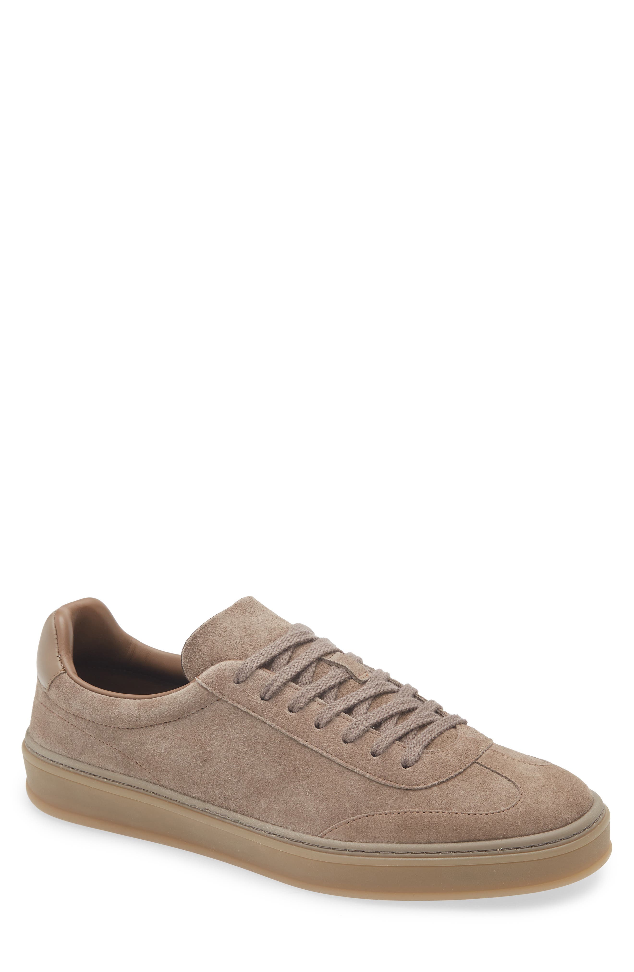 BOSS Zarek Low Top Sneaker, Main, color, Bge/Khaki