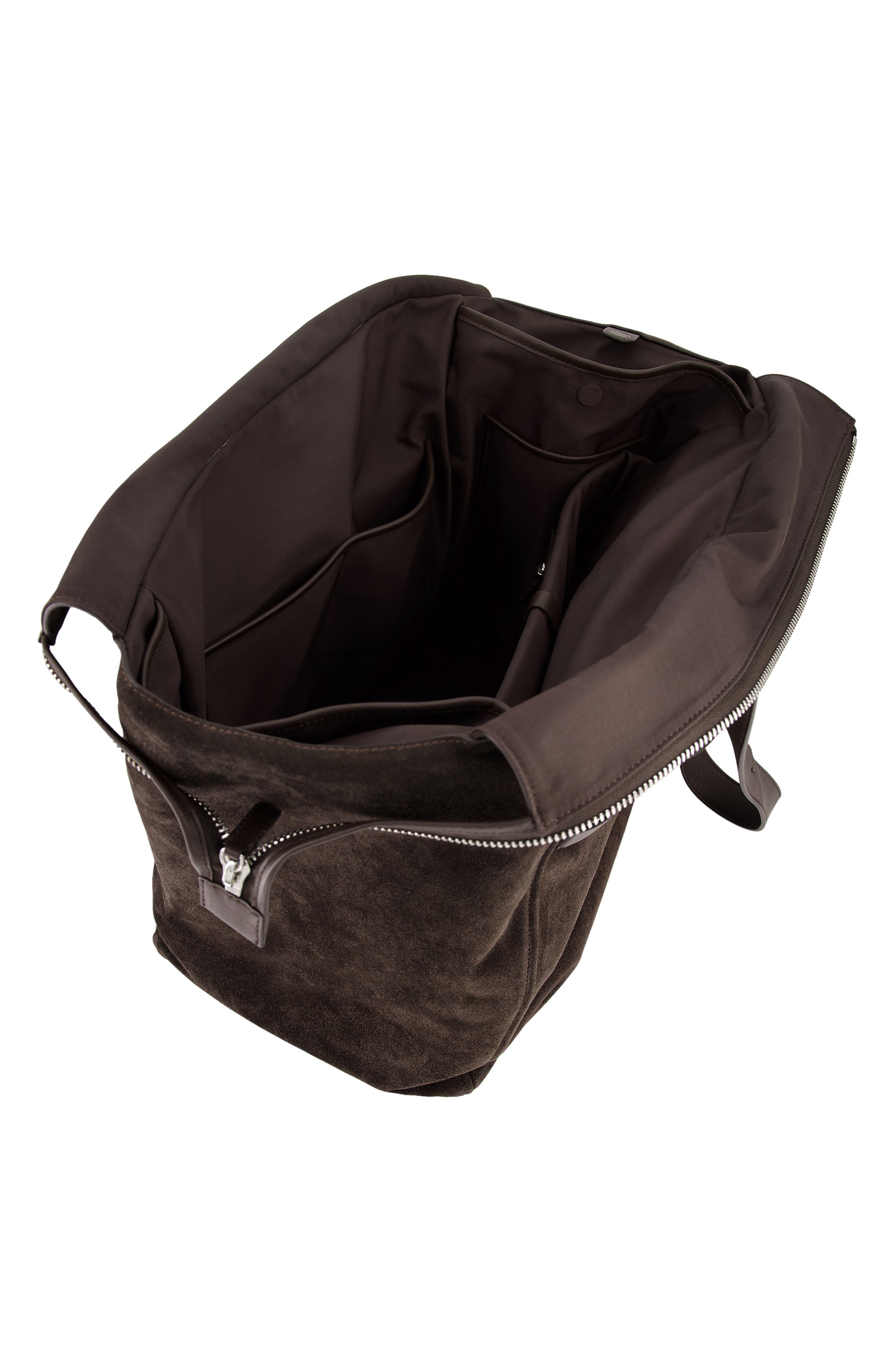 Westmore XL Suede Tote, Alternate, color, TOBACCO