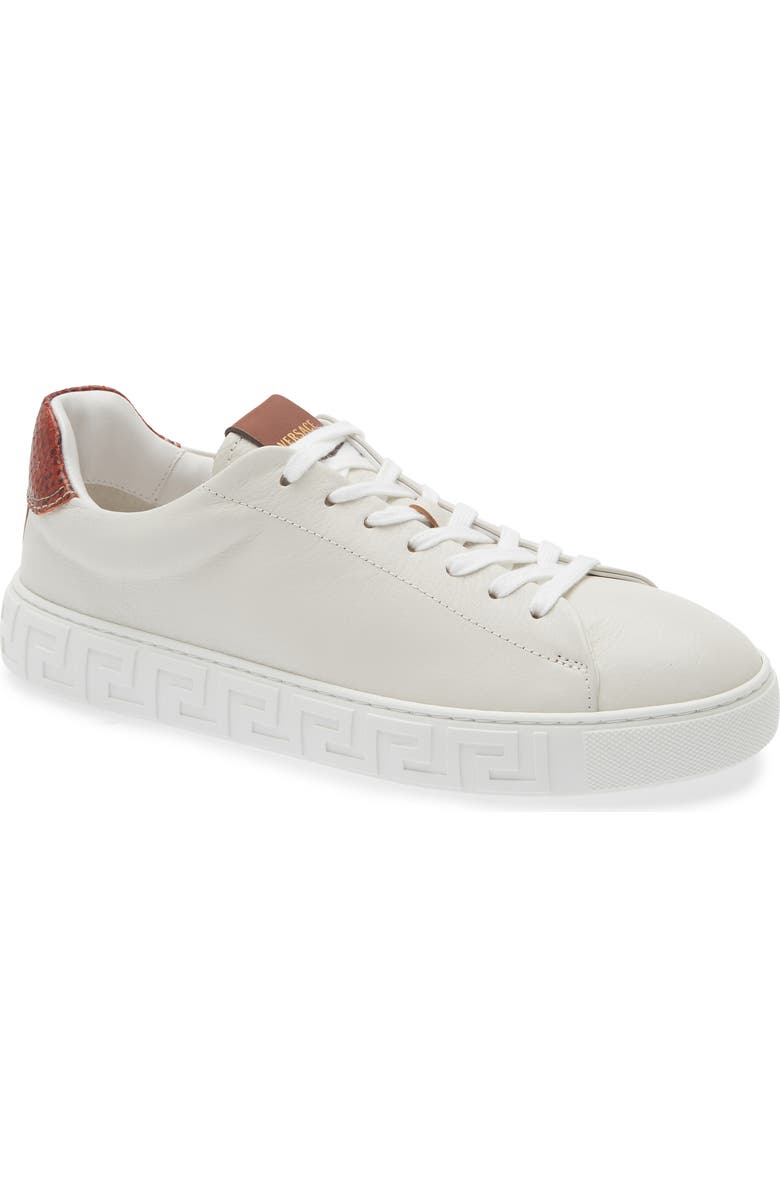 Versace Greca Sneaker, Main, color, White Rust Oak