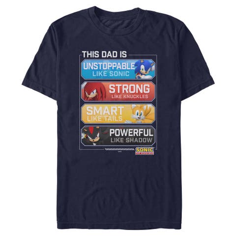 Men's Sonic the Hedgehog This Dad Is Quote  Graphic T-Shirt
