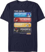 Sonic the Hedgehog Men's Sonic the Hedgehog This Dad Is Quote  Graphic T-Shirt