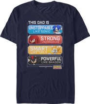 Sonic the Hedgehog Men's Sonic the Hedgehog This Dad Is Quote Graphic T-Shirt