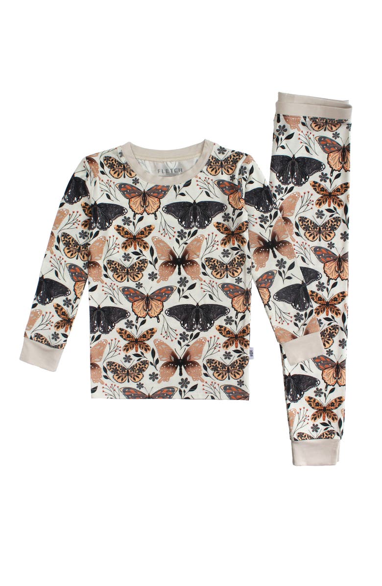 Fletch Flutter 2 Piece Pajama Set, Main, color, Beige