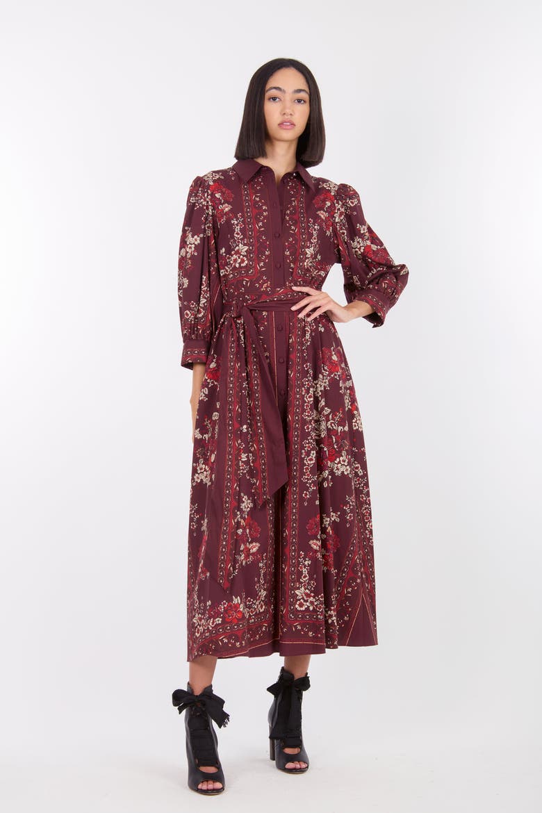 Blaine Dress, Alternate, color, Mixed Red Floral