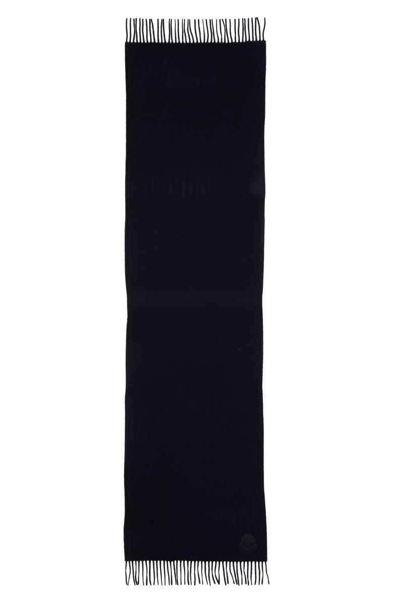 Moncler Sciarpa Wool Scarf, Alternate, color, 