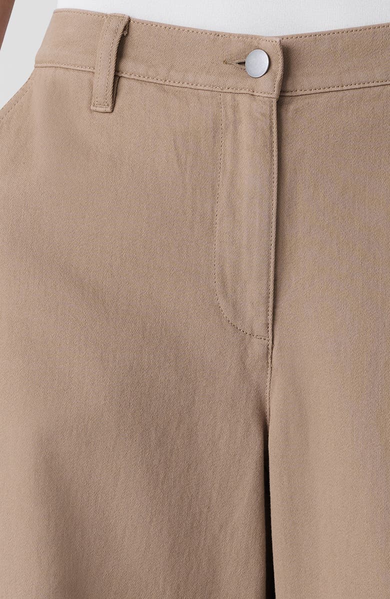 Eileen Fisher High Waist Wide Leg Ankle Pants, Alternate, color,