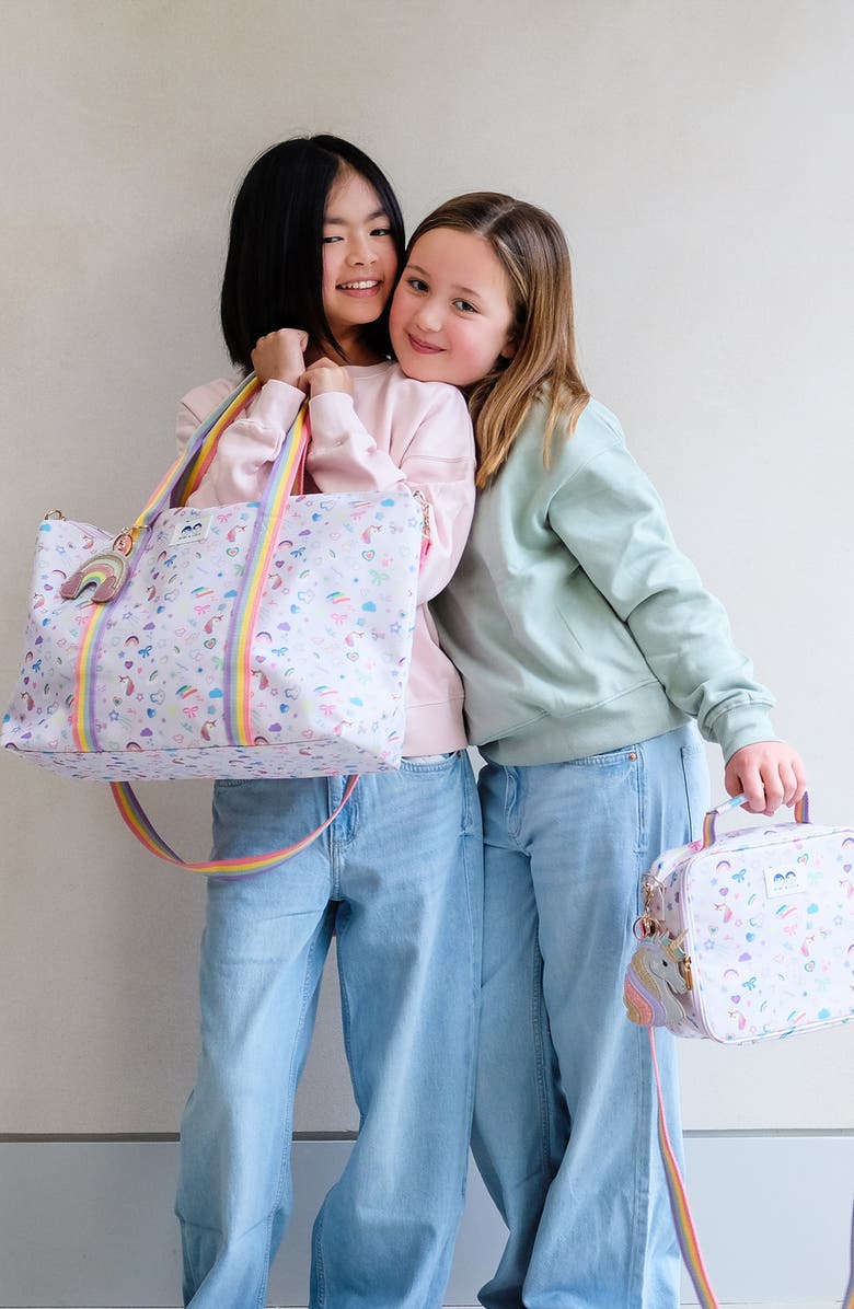 Mimi & Lula Kids' My Unicorn Weekend Bag, Alternate, color, Light/ Pastel Purple