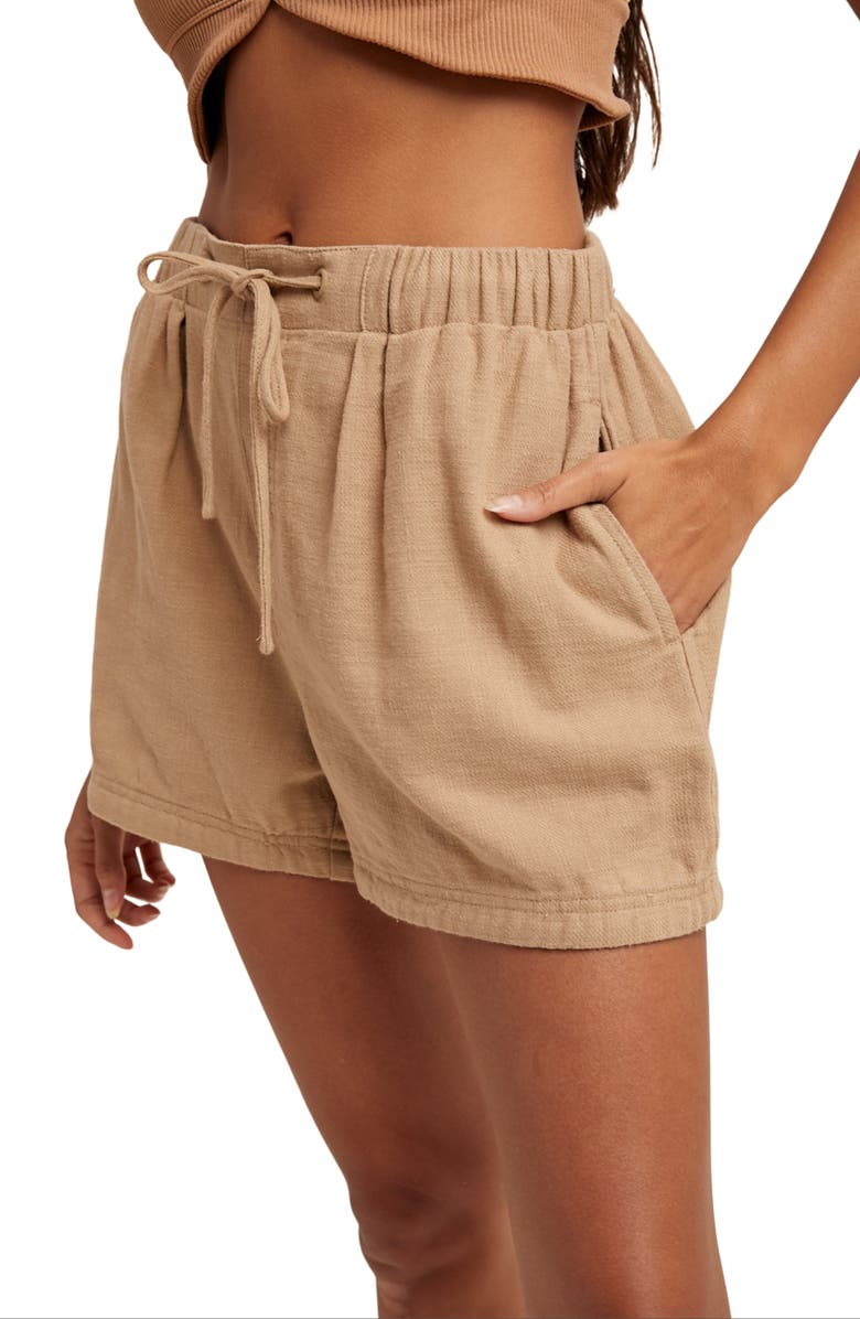 WISHLIST Twill Shorts, Alternate, color, Mocha
