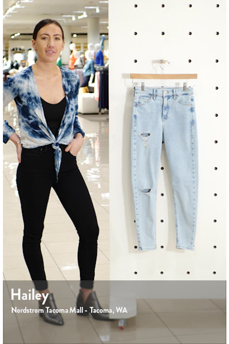 Jamie Brooklyn Rip High Waist Skinny Jeans video