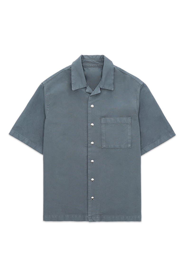 Bowling Short Sleeve Shirt, Main, color, SKY