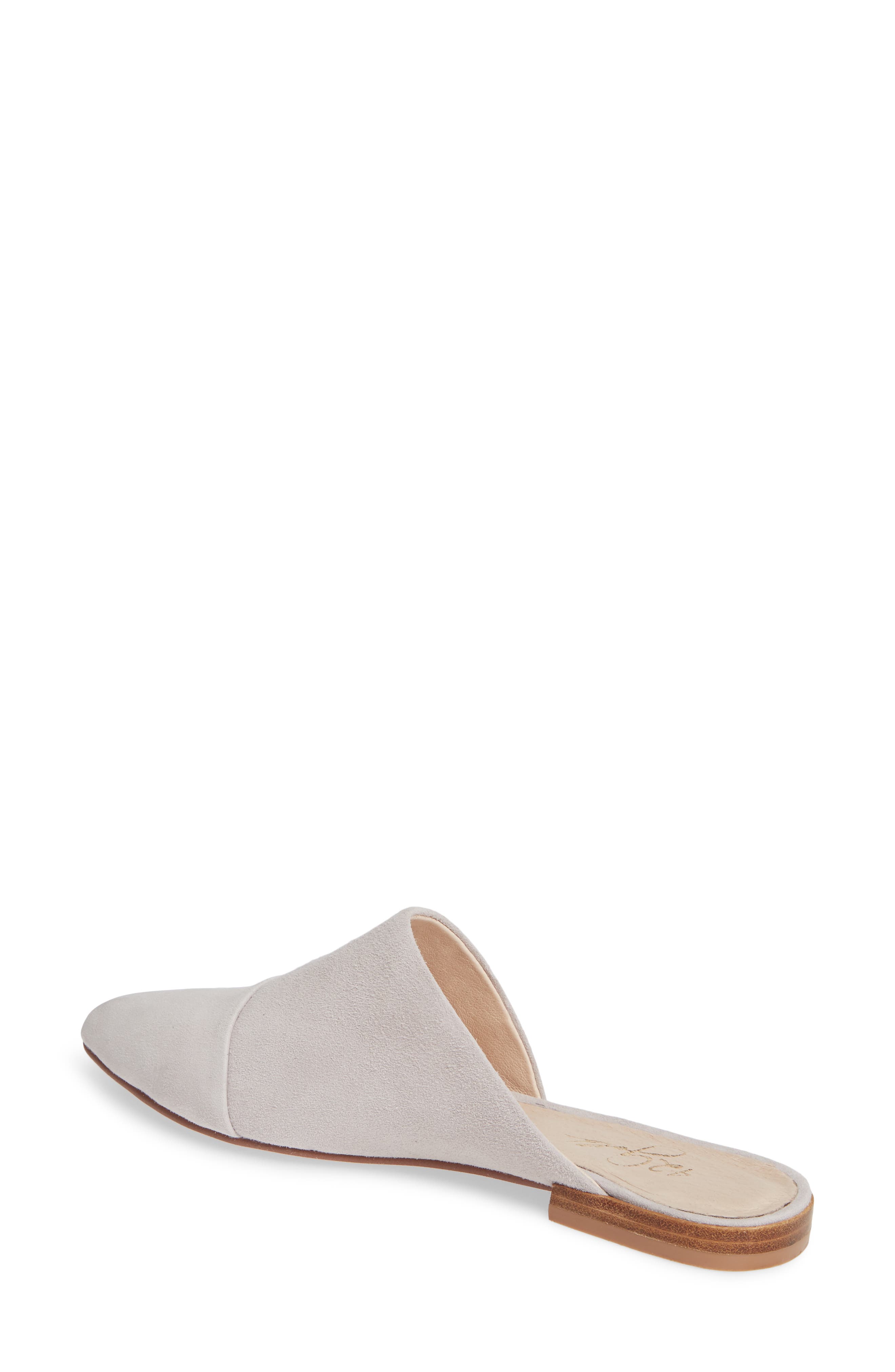 Castle Cap Toe Mule, Alternate, color, FOG SUEDE