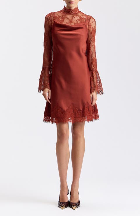 Lace Two-Piece Minidress