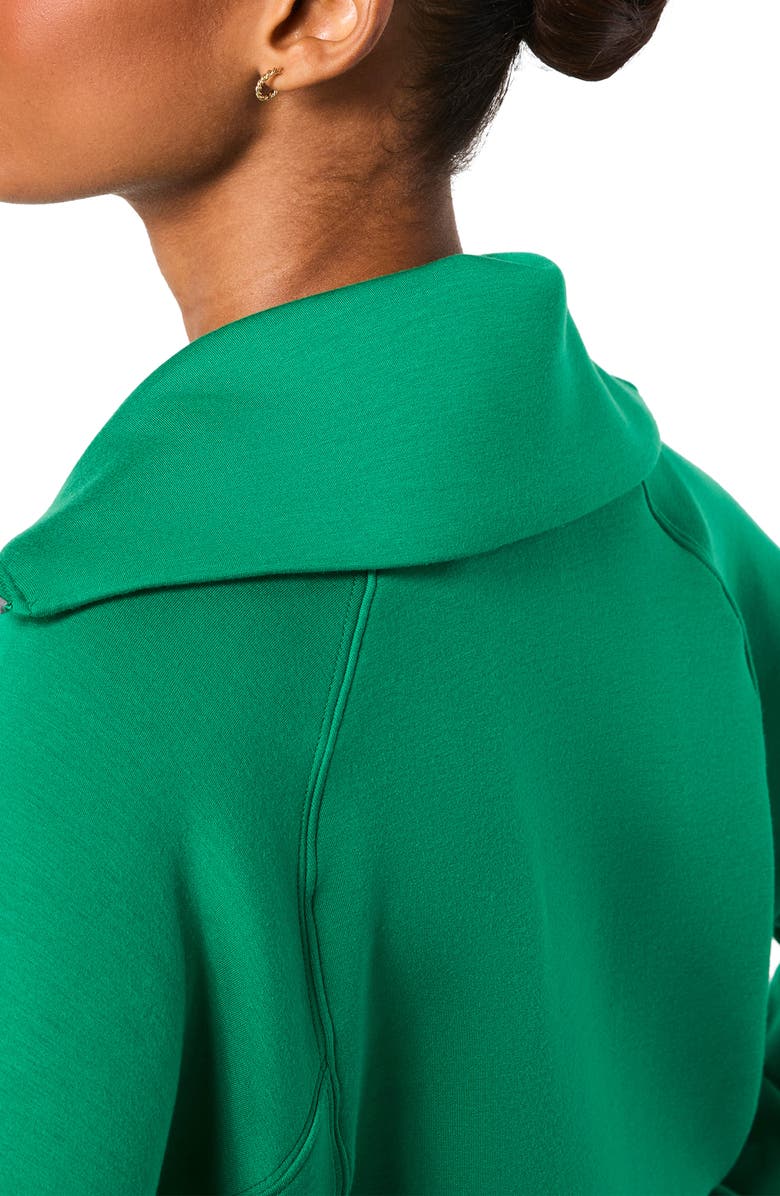 SPANX<sup>®</sup> AirEssentials Half Zip Sweatshirt, Alternate, color, Field Green