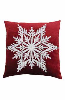 STUDIOCHIC Snow Flake Decorative Throw Pillow