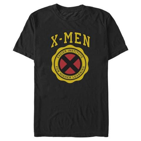 Men's Marvel X-Men '97 Xavier Institute Yellow Badge  Graphic T-Shirt