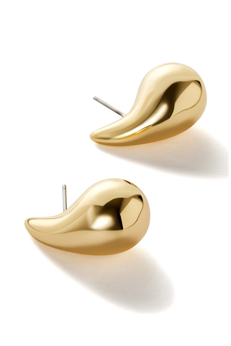 Gold Statement Earrings - Kiara, Alternate, color, Gold