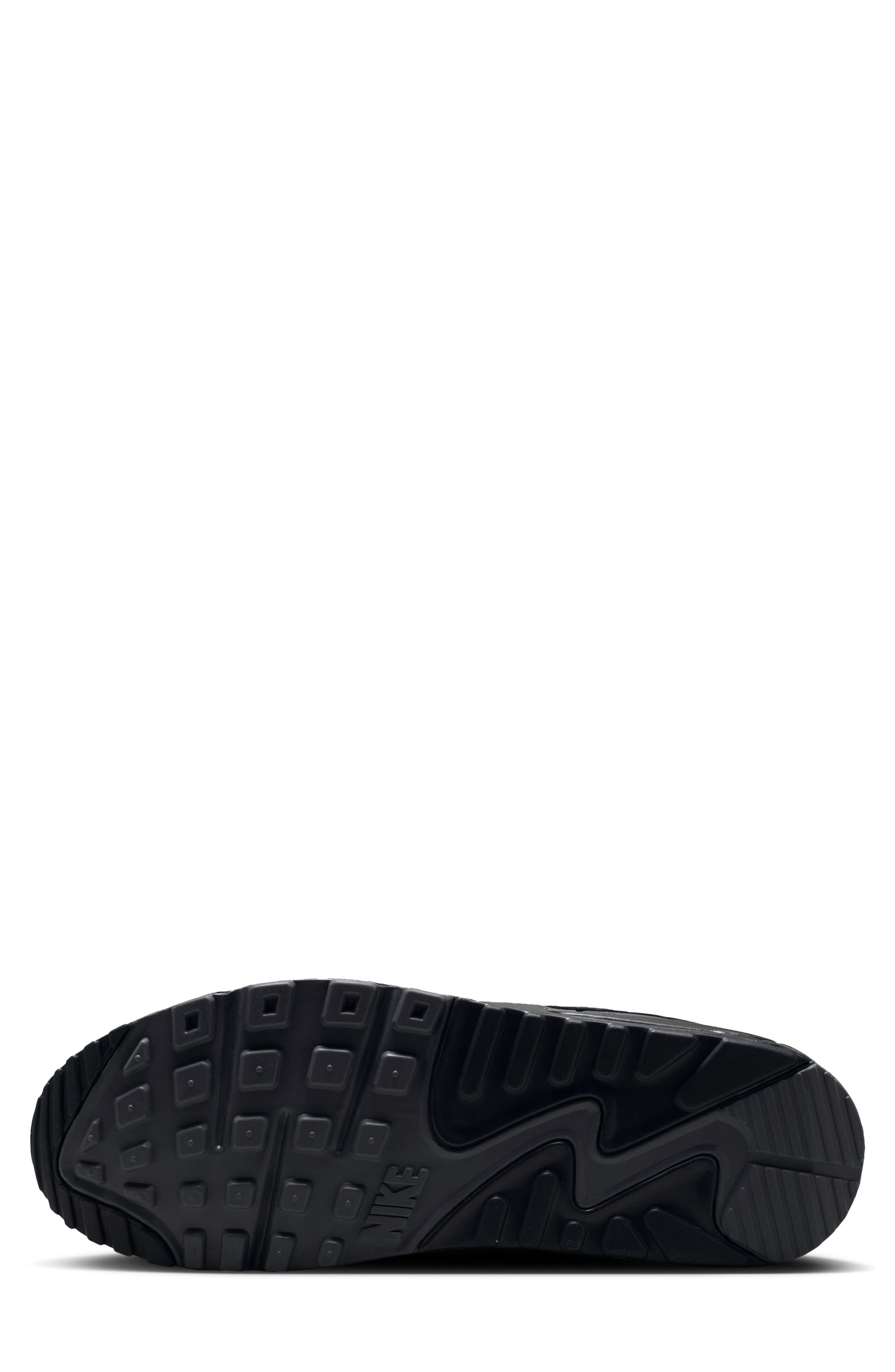 Air Max 90 Sneaker, Alternate, color, BLACK/ IRON GREY